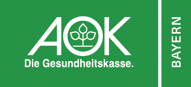 Das Logo der AOK Krankenkasse